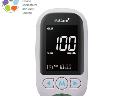 Máy đo đa thông số FaCare M168, đo đường huyết, mỡ máu, acid uric, ketone, lactate