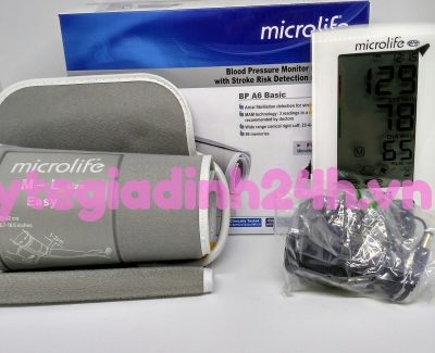 Máy đo huyết áp Microlife BP A6 Basic CẢNH BÁO ĐỘT QUỴ
