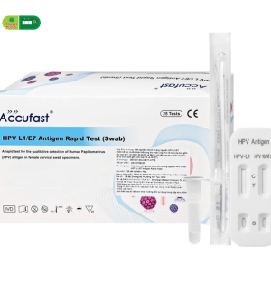Kit test HPV Accufast L1/E7 giúp phát hiện sớm nguy cơ ung thư cổ tử cung