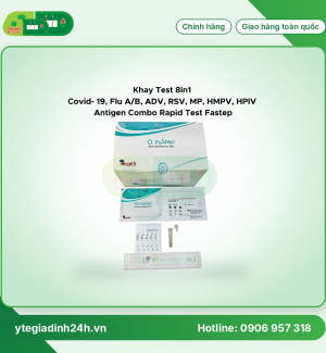 Khay Test Nhanh 8in1 FaStep Chẩn Đoán 8 Tác Nhân Đường Hô Hấp Trong 1 Lần Test