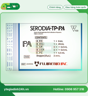 Thuốc thử xét nghiệm định tính và bán định lượng kháng thể kháng Treponema pallidum Serodia - TP.PA vi khuẩn giang mai