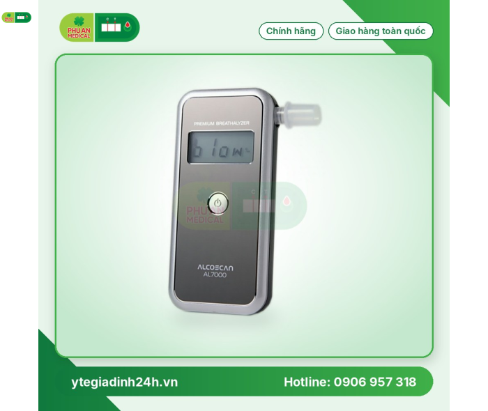 Máy Đo Nồng Độ Cồn Trong Hơi Thở Sentech AL7000