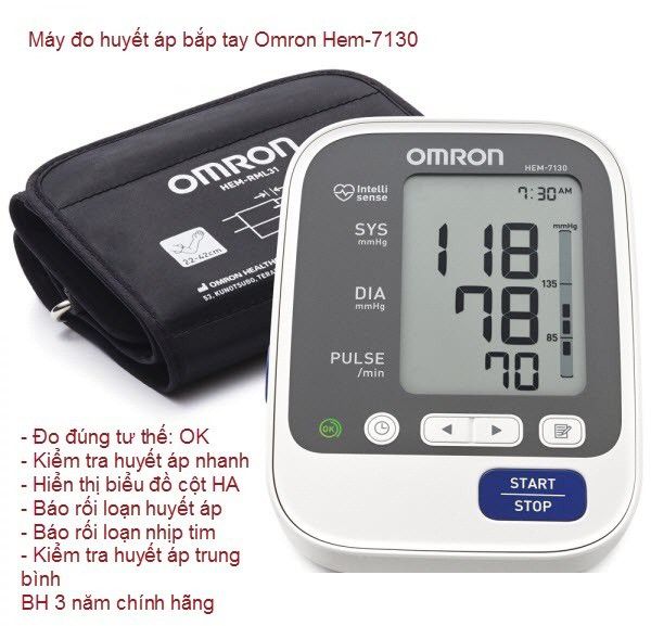 hãng Omron cung cấp những sản phẩm máy đo huyết áp theo công nghệ cảm biến thông tin sinh học Intellisense đảm bảo kết quả đo nhanh và chính xác