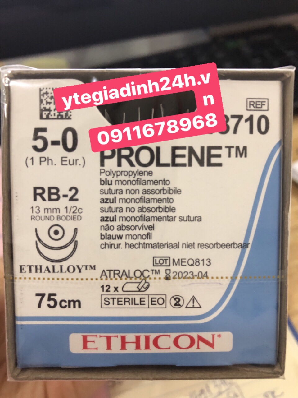 Chỉ không tiêu PROLENE 5.0