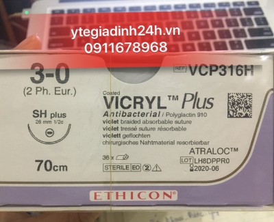 Chỉ Phẫu Thuật VICRYL*Plus Số 3-0 VCP316H