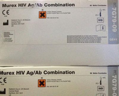 Murex hiv ag/ab combination