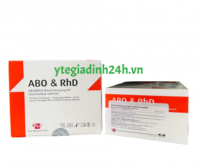 Test nhóm máu InTec ABO & RhD