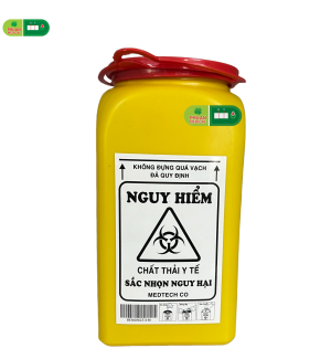 Bình hủy kim tiêm 1.5 Lít