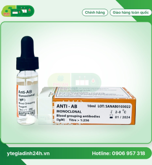 Bộ định nhóm máu Anti AB Spectrum Ai Cập