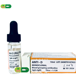 Bộ định nhóm máu Anti D Spectrum Ai Cập