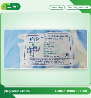 BỘ TRANG PHỤC PHÒNG DỊCH 7 MÓN