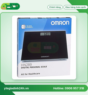 Cân điện tử Omron HN 289 Đen + Xanh
