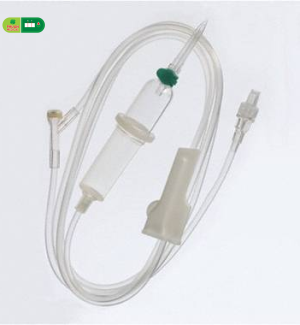 Dây truyền dịch 20 giọt/ml Có bầu đếm giọt 2 ngăn (cứng - mềm) Không có chất phụ gia DEHP