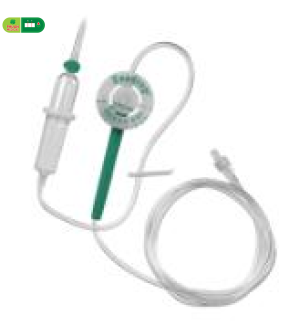 Dây truyền dịch có bộ điều chỉnh tốc độ truyền ổn định, có thể cài đặt tốc độ truyền từ 10ml/h-250ml