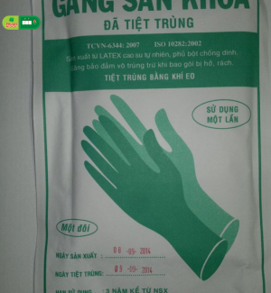 GĂNG SẢN KHOA TIỆT TRÙNG VINA GLOVE