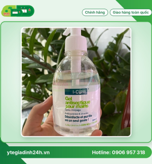 Gel rửa tay khô diệt khuẩn I-CURE 300ml