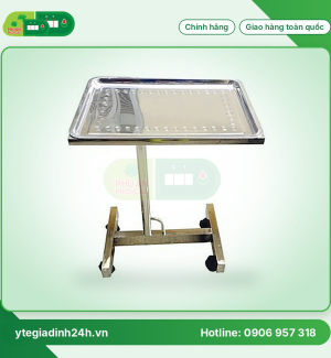 Giá Major Inox chân giữa + khay (35 x 50)