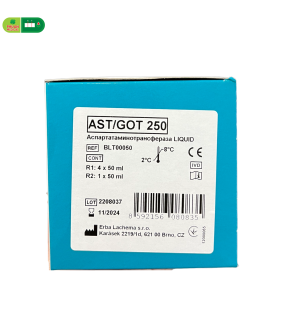 Hóa chất sinh hóa ERBA - Đức BLT00050 AST/GOT 250