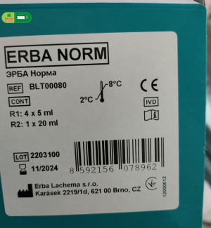 Hóa chất sinh hóa ERBA - Đức BLT00080 ERBA NORM