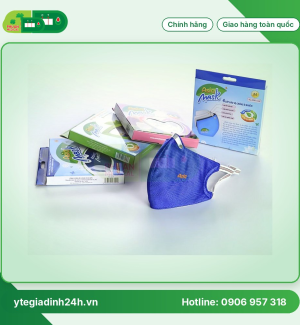 Khẩu trang than hoạt tính 4 lớp ASIAMASK có kẹp mũi