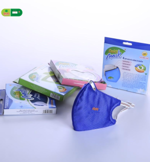 Khẩu trang than hoạt tính 4 lớp ASIAMASK có kẹp mũi