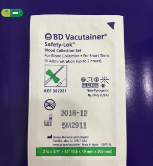 KIM BƯỚM LẤY MÁU CHÂN KHÔNG BD