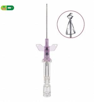 Kim luồn TM an toàn các số 16,18,20,24G Có đầu bảo vệ bằng kim loại. Có cánh, không cửa bơm thuốc
