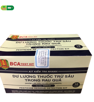 Kit Kiểm Tra Nhanh Dư Lượng Thuốc Trừ Sâu Trong Rau Qủa