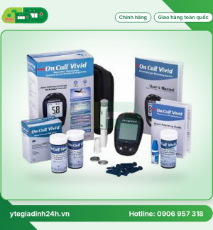 Máy đo đường huyết Oncall Vivid bảo hành trọn đời