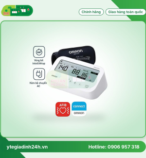 Máy đo huyết áp bắp tay Omron IQ BT Power Hem 7194T1 Flc Afib (dòng mới 2026)