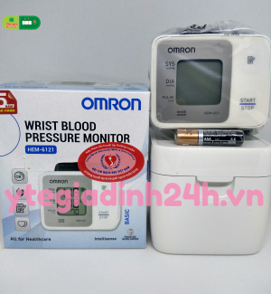 Mua Máy đo huyết áp cổ tay Omron HEM-6121 (Trắng) 
