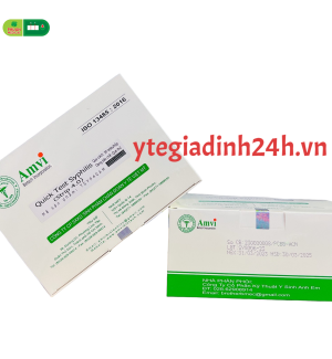Que test nhanh Giang mai Syphilis AMVI