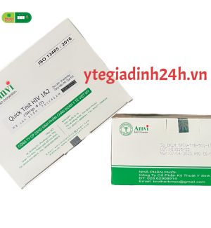 Que test nhanh HIV 1/2 AMVI