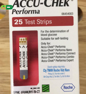Que thử đường huyết Accu - Chek Performa