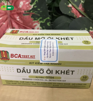Test Kiểm Tra Nhanh Dầu Mỡ Ôi Khét