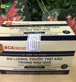 Test Nhanh Kiểm Tra Dư Lượng Thuốc Trừ Sâu Trong Hoa Quả