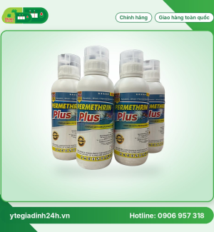 Thuốc diệt muỗi và côn trùng Permethrin Plus Chai 1L (Hàng chính hãng Nhập khẩu Anh Quốc)