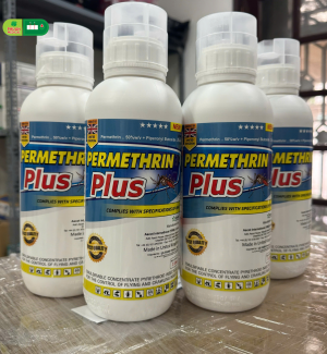 Thuốc diệt muỗi và côn trùng Permethrin Plus Chai 1L (Hàng chính hãng Nhập khẩu Anh Quốc)