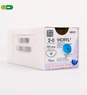 Chỉ Phẫu Thuật Tổng Hợp Tự Tiêu Tiệt Trùng VICRYL™ ( Polyglactin ) 2-0 W9121