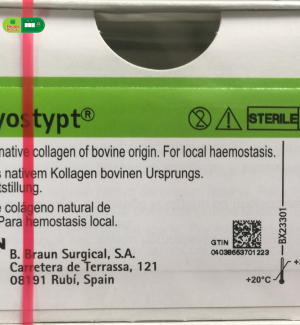 Xốp cầm máu Lyostypt BBRAUN 
