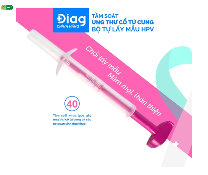 Bộ xét nghiệm tự lấy mẫu tầm soát ung thư cổ tử cung HPV Diag Laboratories