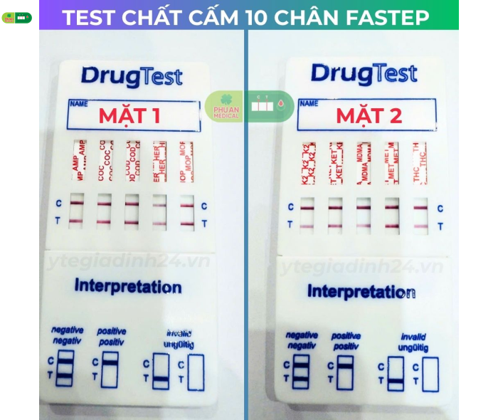 Que Test Ma Túy 10 Chân FaStep Chính Hãng | Kết Quả Nhanh 5 Phút