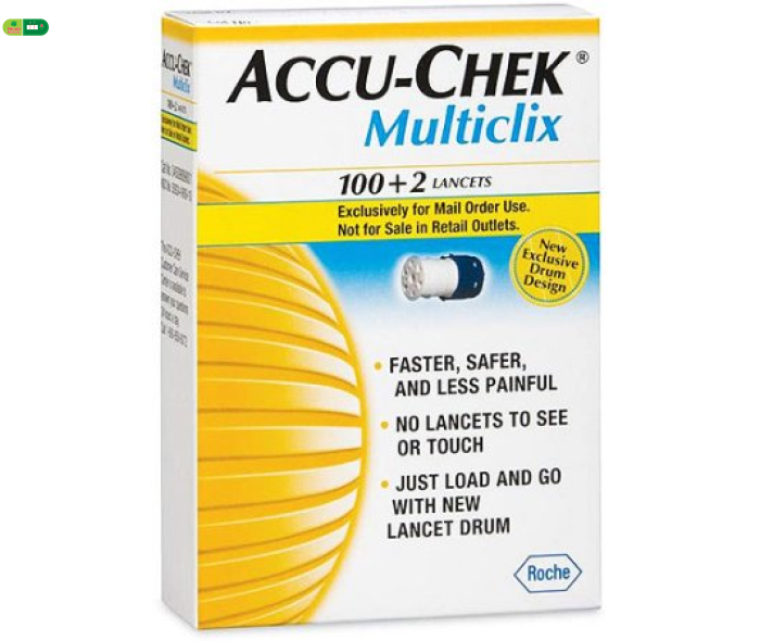 Kim lấy máu tiệt trùng dùng cho bút lấy máu Accu-chek Softclix