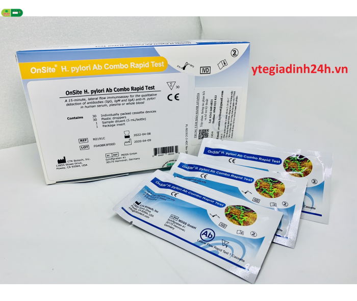 Test Nhanh OnSite H.pylori  Ab Combo