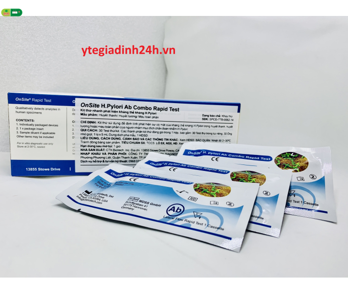 Test Nhanh OnSite H.pylori  Ab Combo