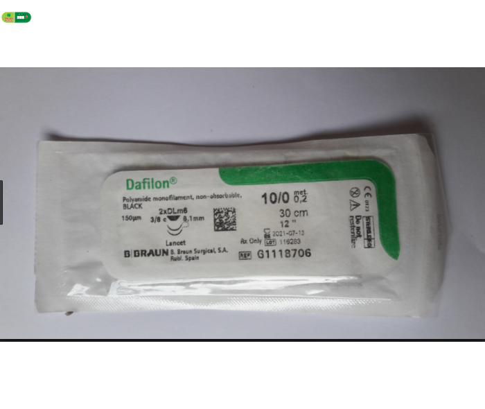 Chỉ Phẫu Thuật Dafilon 10/0 2xDLm6