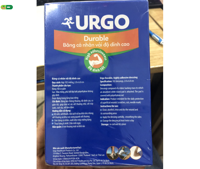 Băng cá nhân Urgo