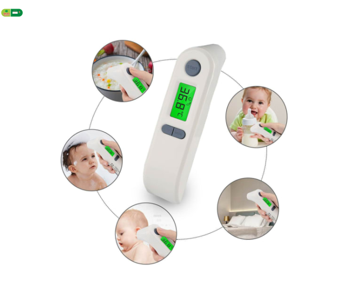 Nhiệt kế điện tử hồng ngoại đo tai, trán tổng hợp