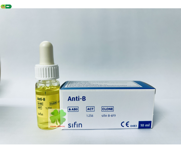 Bộ định nhóm máu Anti A B AB D Sifin - Đức