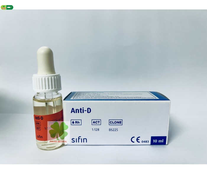 Bộ định nhóm máu Anti A B AB D Sifin - Đức